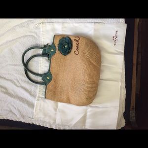 COACH Wicker Style Purse